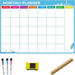 Magnetisk whiteboard månadsplanerare 2022 | Kalender Planerare |