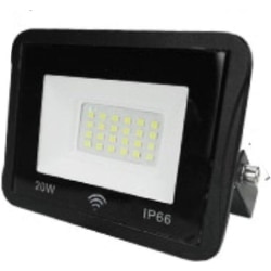 Dagslampa 20W | Utomhuslampa Vattentät IP66 | Justerbar vinkel K