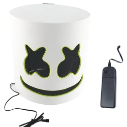 MarshMello hjälm LED-mask | Halloween kostymmask