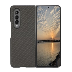 Carbon Fiber Texture phone case för Samsung Galaxy Z Fold4 Black