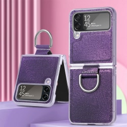 Phone case telefonfodral för Samsung Galaxy Z Flip4 Dark Purple