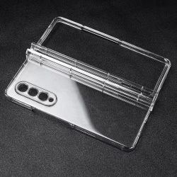 TPU + PC Phone case telefonfodral för Samsung Galaxy Z Fold3 5G Transparent