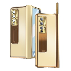 Phone case telefonfodral för Samsung Galaxy Z Fold4 Champagne Gold