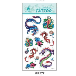 Temporär tattoo Dragon