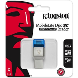 KINGSTON MobileLite DUO 3C microSD-kortläsare