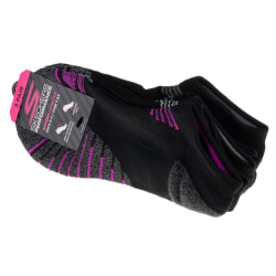 Skechers 3pk Womens Lowcut Socks S113864-BLK Svart 36-40