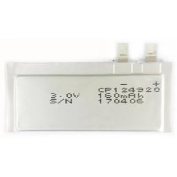 CP124920 Ultratynnt batteri 3V 160mAh Li-MnO2 Silver one size