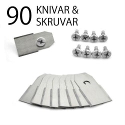 90 st Knivblad / Knivar till Husqvarna Automower, Gardena Silver