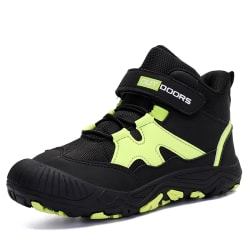 Platta Sneakers för barn Rund Toe Athletic Black And Yellow 40