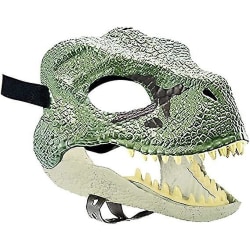 Halloween Party Cosplay Mask Simulering Jurassic Dinosaur Mask C A