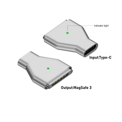 Typ-C hona till Magsafe 3 omvandlare USB-C magnetisk adapter