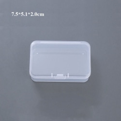 Säilytyslaatikko koruhelmisäiliö 7,5 x 5,1 x 2,0 cm