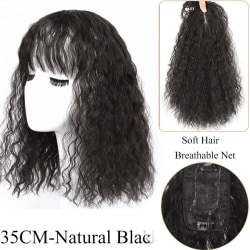 Kvinnors hårstycken Öka hår SVART 35CM 35CM black 35cm-35cm