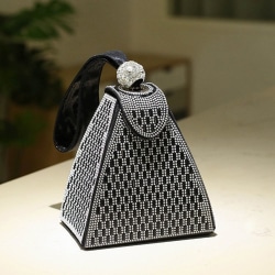 Fest Clutch Vesker Dame Kveldsveske SVART black