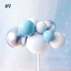 Ball Flower Cake Topper Soft Cloud Pompom #9 #9