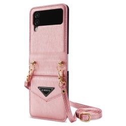 Telefonfodral Skal för Samsung Galaxy Z Flip 4 5G midjeband Pink,Samsung Z Flip 4