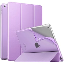iPad 10.2 cover för iPad 9:e generationen 2021, mjukt, matt baktill, smalt case med stativ, automatisk väckning/sömn
