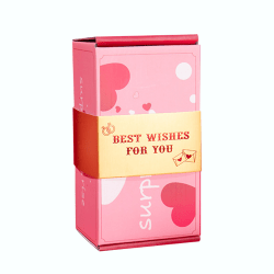 Rolig överraskningspresentbox Romantisk röd kuvert Studsbox Födelsedagspresent för vuxna barn 10 Bounce Boxes