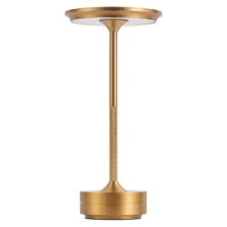 Metallisk sladdlös bordslampa, dimbar och uppladdningsbar vattentät skrivbordslampa Gold