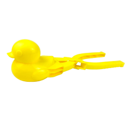 Anka Formad Snowball Maker Clip Barn Utomhus Vinter Snö Sand Form Verktyg leksak Yellow
