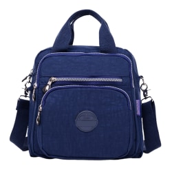 Casual nylon , resväska med stor kapacitet, vattentät handväska, 2-vägs slitage Dark Blue