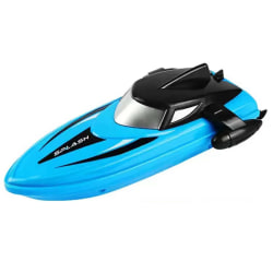 Mini Fjärrkontroll Båtleksak Höghastighetskonkurrenskraftig roddvattenleksak för barn Blue
