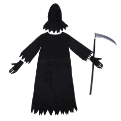 Death Cosplay kostym med handskar Personlig rollspelsdräkt för festklubbscen M