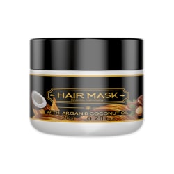 Kokosnötter Oil Hair Masque Lockigt hår Reparation Skador Rötter för alla hårtyper