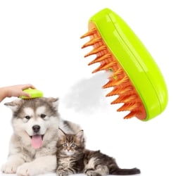 ångborste för katt, självrengörande ångborste för katt för att ta bort trassligt och löst hår, hårborttagningskam för husdjur för hund