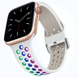 IC Silikon Armband kompatibel med Apple Watch Armband Lämpligt för Apple Watch Uitra Black