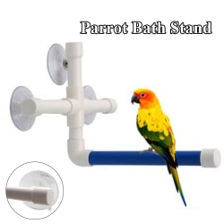 Parrot bad duschställ hylla Bird Stand Toy Husdjursförnödenheter