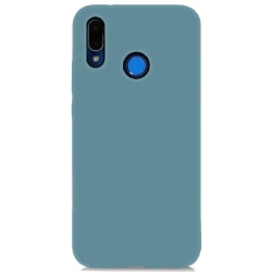 Huawei P20 Lite Silikone Cover - Ultra Slim Cover - Grå Blå Blue