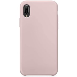 Huawei Y6 2019 Silikone Etui - Powder Pink Silikone Cover Pink