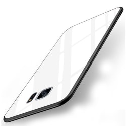 Samsung Galaxy S7 Skal i Härdat Glas - Vit Vit