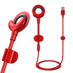 Baseus iPhone Hållare & Laddare för bil Röd