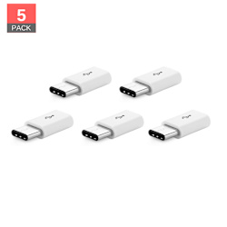 5-pack Adapter Micro-USB till USB-C till Samsung, Huawei m.fl.