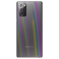 Samsung Galaxy Note 20 Bagcover Beskyttelsesfilm - Aurora Transparent