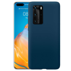 Huawei P40 Pro Silicone Case - Blå Silikonskal Blå