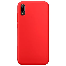 Huawei Y6 2019 Silikone Cover - Flydende Silikone Cover Red