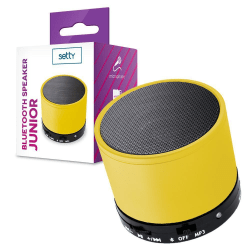 Setty® Bluetooth Högtalare - Mikrofon & Micro-SD Gul