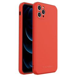 iPhone 11 Pro Max Silicone Case - Silikonskal Röd Röd