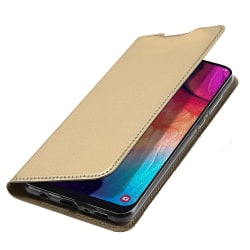 Samsung Galaxy A20E Fodral - Plånboksfodral Guld Guld