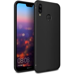 Huawei Y5 2019 suojakuori, musta silikonikuori Black