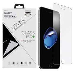 uSync™ iPhone 8/7 Plus Skärmskydd i Härdat Glas Transparent