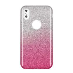 Gradient Glitter 3i1 Skal för Samsung Galaxy S10E - Rosa Rosa