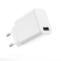 Quick Charge Laddare 15W X1 USB Snabbladdare - Vit Vit