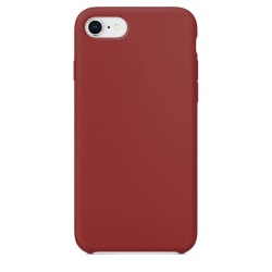 Silikonskal till iPhone SE 2020 / 8 / 7 - Burgundy Skal Röd
