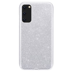 Glitter Skal för Samsung Galaxy A20E - Silver Silver