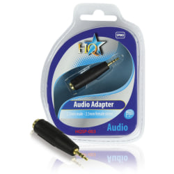 Audio Adapter 2.5 mm till 3.5 mm Svart
