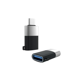 XO USB till USB-C adapter - USB 3.0 Svart